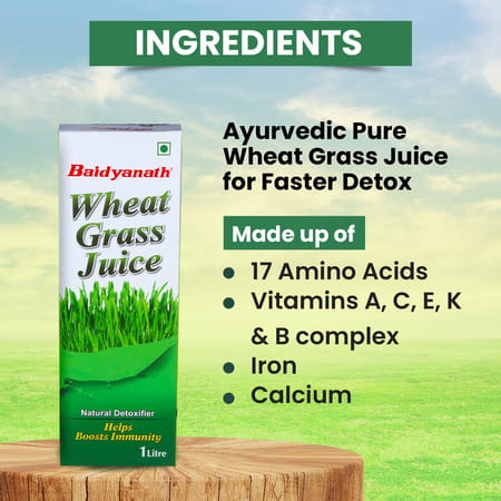 Baidyanath Wheatgrass Juice 1 Ltr