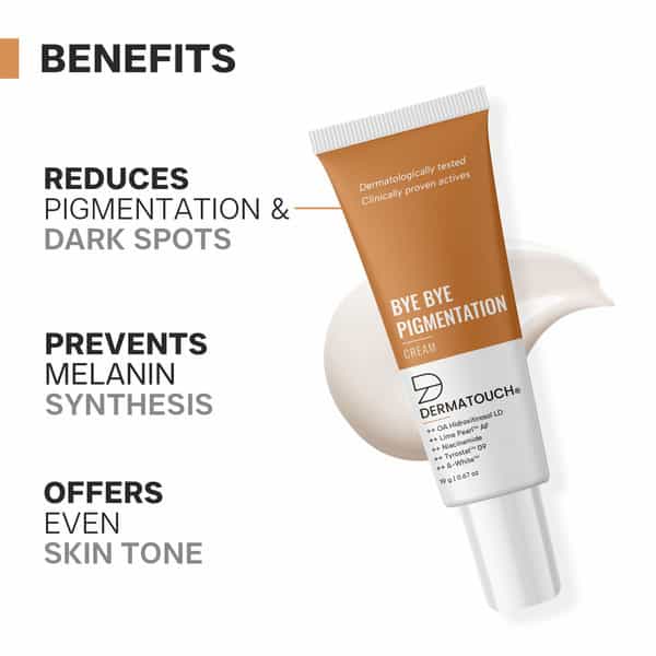 Dermatouch Bye Bye Pigmentation Removal Cream |Anti Pigmentation With Niacinamide | Unisex | 20G