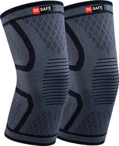 Besafe Forever Knee Support Cap Brace/sleeves For Pain Relief | M | Pack Of 2