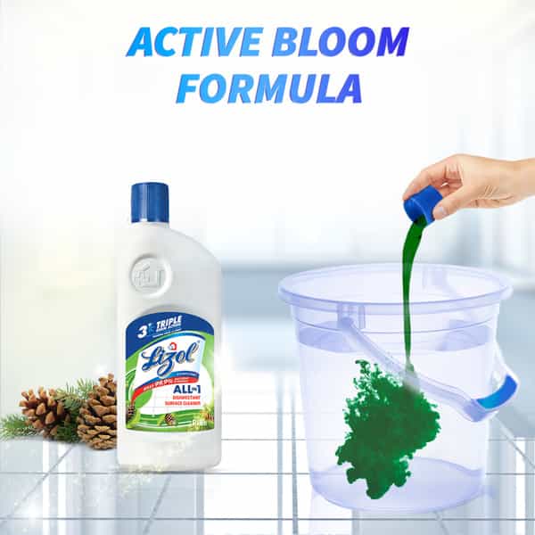 Lizol Pine Disinfectant Floor Cleaner Liquid Bottle Of 500 Ml