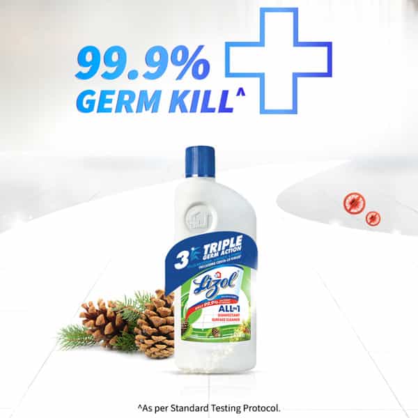 Lizol Pine Disinfectant Floor Cleaner Liquid Bottle Of 500 Ml
