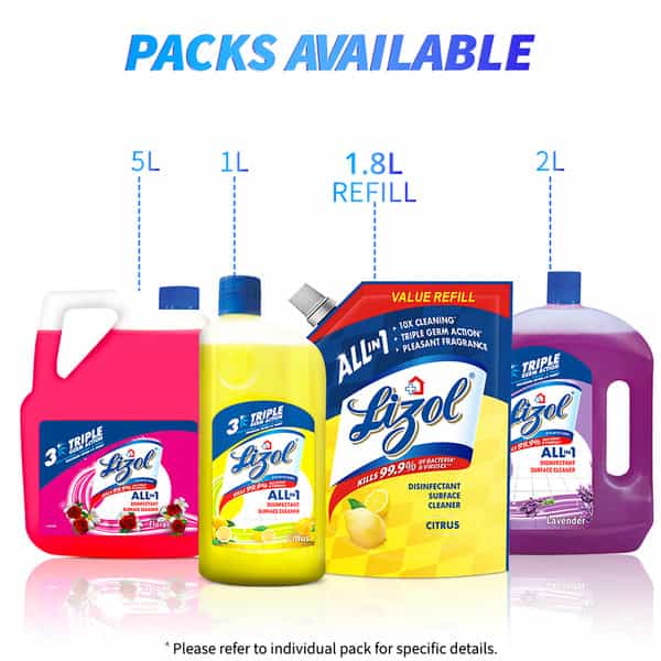 Lizol Pine Disinfectant Floor Cleaner Liquid Bottle Of 500 Ml