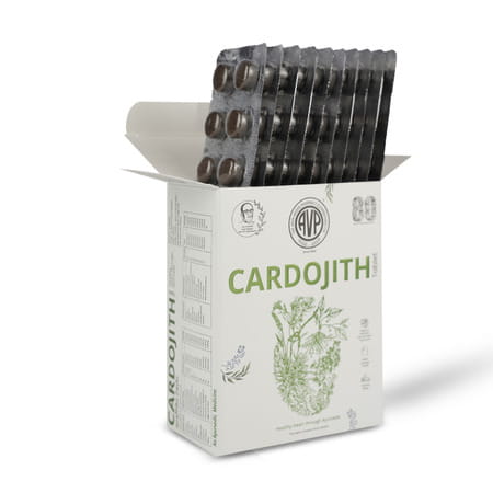 The Arya Vaidya Pharmacy Cardojith Tablet 100 No'S