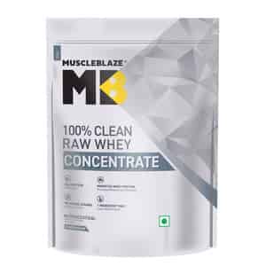 Muscleblaze Raw Whey Protein Concentrate 80 (unflavoured | 500g) | Light & Clean Protein
