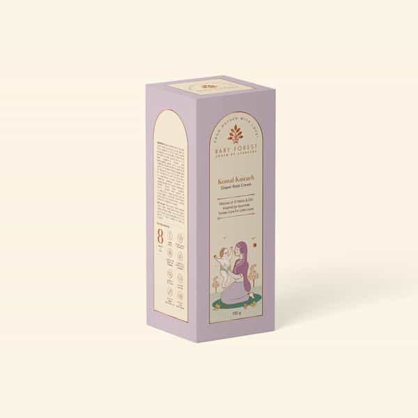 Baby Forest Dulaar Pyar Baby Powder & Komal Kawach Diaper Rash Cream (Pack Of 2)