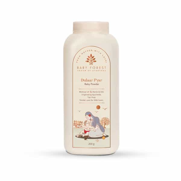 Baby Forest Dulaar Pyar Baby Powder & Komal Kawach Diaper Rash Cream (Pack Of 2)