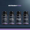 Nutrabay Pro Cla (Conjugated Linoleic Acid) | Burns Fat, Boosts Metabolism | 1000Mg - 60 Veg Tablets