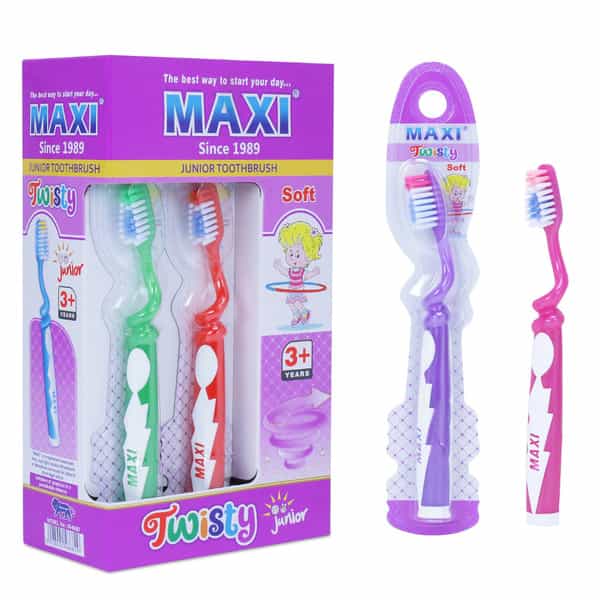Maxi Twisty Junior Toothbrush (Pack Of 12)