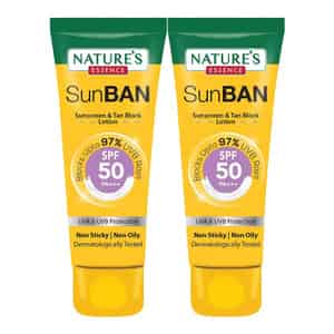 Nature's Essence Sunban Sunscreen Spf50 60ml (pack Of 2)