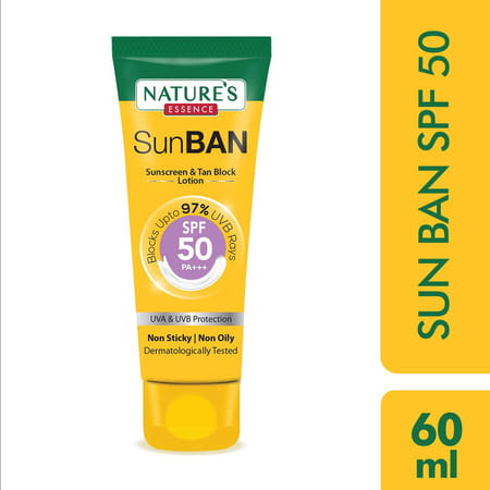 Nature'S Essence Sunban Sunscreen Spf50 60ml (Pack Of 2)