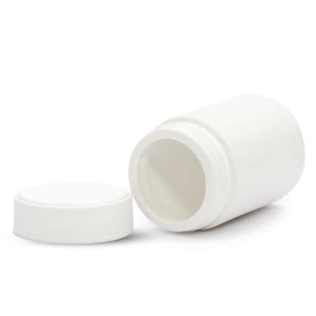 Patco - 300ml White Hdpe Empty Bottle For Capsules & Tablets - For Ayurvedic Powder Storage (24 Pcs)