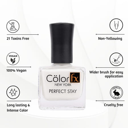 Color Fx Hyper Gloss Top Coat Rose Gold Glitter Finish 21 Toxin Free Non Yellowing 9 Ml Nail Enamel