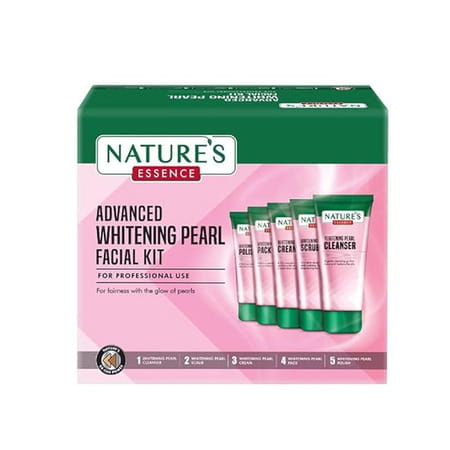 Nature'S Essence Whitening Pearl Facial Kit | Visibly Fairer Skin With A Pearly Glow Facial Kit 500g