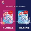 Harpic Power Fresh 6 Toilet Cleaner Rim Block Marine Splash - 35 G