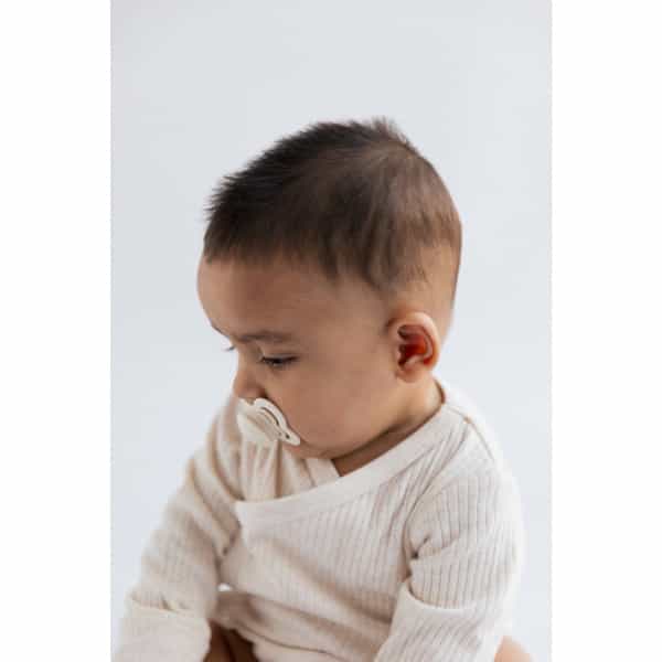 Bibs Couture Silicone Size 1 Ivory - 0+ Months
