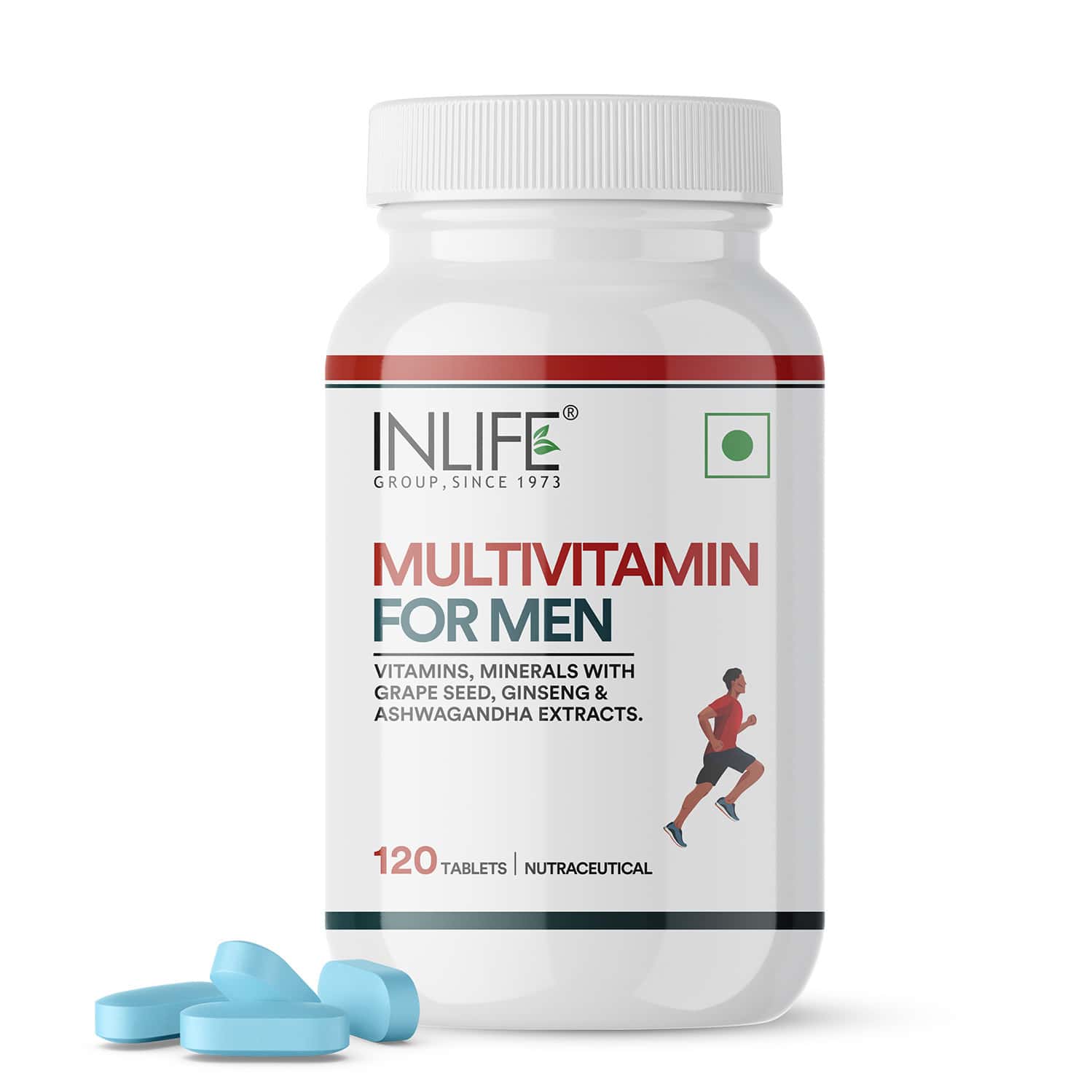 Inlife Multivitamin Tablets For Men | 120 Tablets