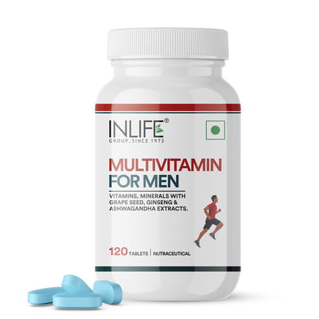 Inlife Multivitamin Tablets For Men | 120 Tablets