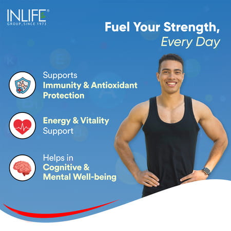 Inlife Multivitamin Tablets For Men | 120 Tablets