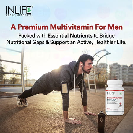 Inlife Multivitamin Tablets For Men | 120 Tablets
