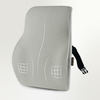 Betterhood Grey Memory Foam Ergonomic Lumbar Support Backrest Cushion For Chair