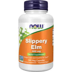 Now Supplements | Slippery Elm (ulmus Rubra) 400 Mg | Herbal Supplement | 100 Veg Capsules