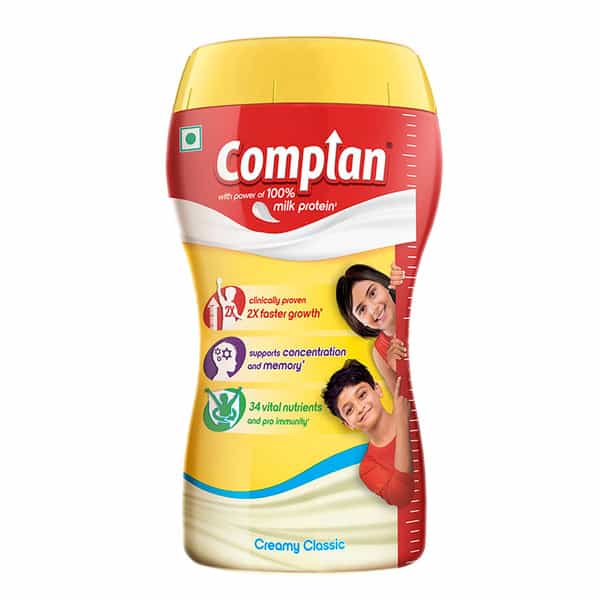 Complan Nutrition And Health Drink Creamy Classic 200Gm Jar