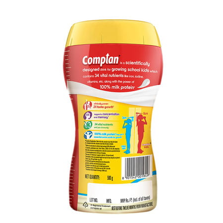Complan Nutrition And Health Drink Creamy Classic 200gm Jar