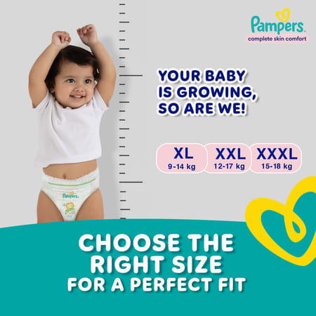 Pampers All Round Protection Pants | Xl Size - 32 Count Lotion With Aloe