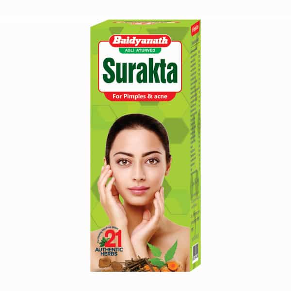 Baidyanath Asli Ayurved Surakta - 450 Ml | For Acne And Pimples