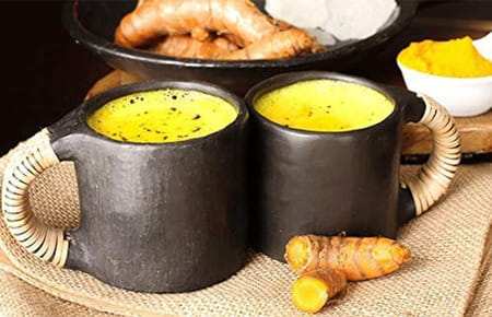 Ved Tattva Turmeric Latte 100 Gm | Haldi Milk Powder Golden Milk Instant Mix (Pack Of 2)