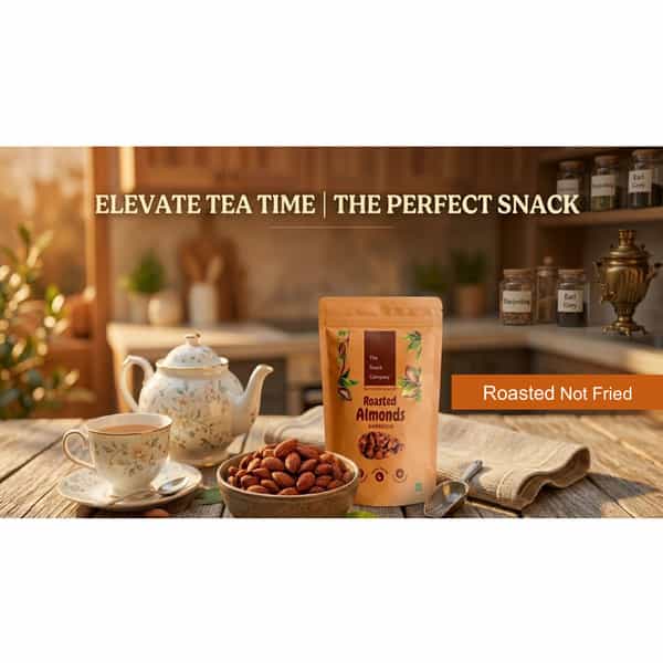 The Snack Company Roasted California Almonds - Smoky Barbeque 100G | Roasted Not Fried
