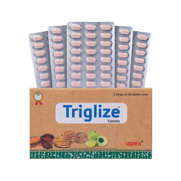 Green Milk Triglize Tablets | Ayurvedic Cholesterol & Triglyceride Balance Support | 5 X 30 Tablets