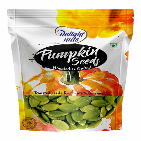 Delight Nuts Pumpkin Seeds Roasted And Salted 200gm