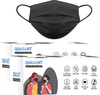 Quarant Kids Black 3 Ply Disposable Surgical Face Mask For Boys & Girls 5 To 12 Years - Pack Of 100
