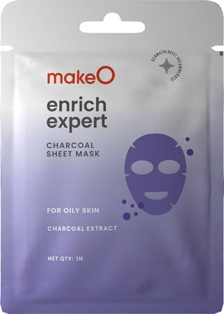 Make O Enrich Expert Charcoal Sheet Mask (Pack Of 5)