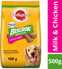 Pedigree Biscrok With Milk And Chicken 500G Gm Pack