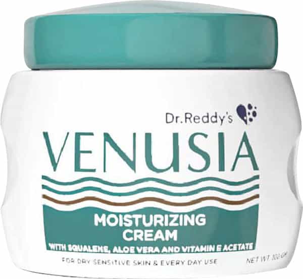 Venusia Moisturizing Cream | For Dry Sensitive Skin | Squat Jar | 100 Gm
