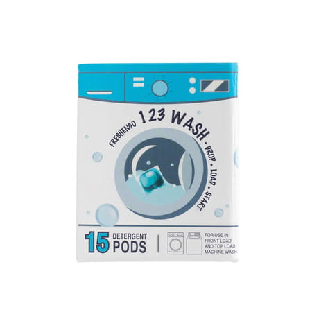 123wash All In One Pods (15 Pods)
