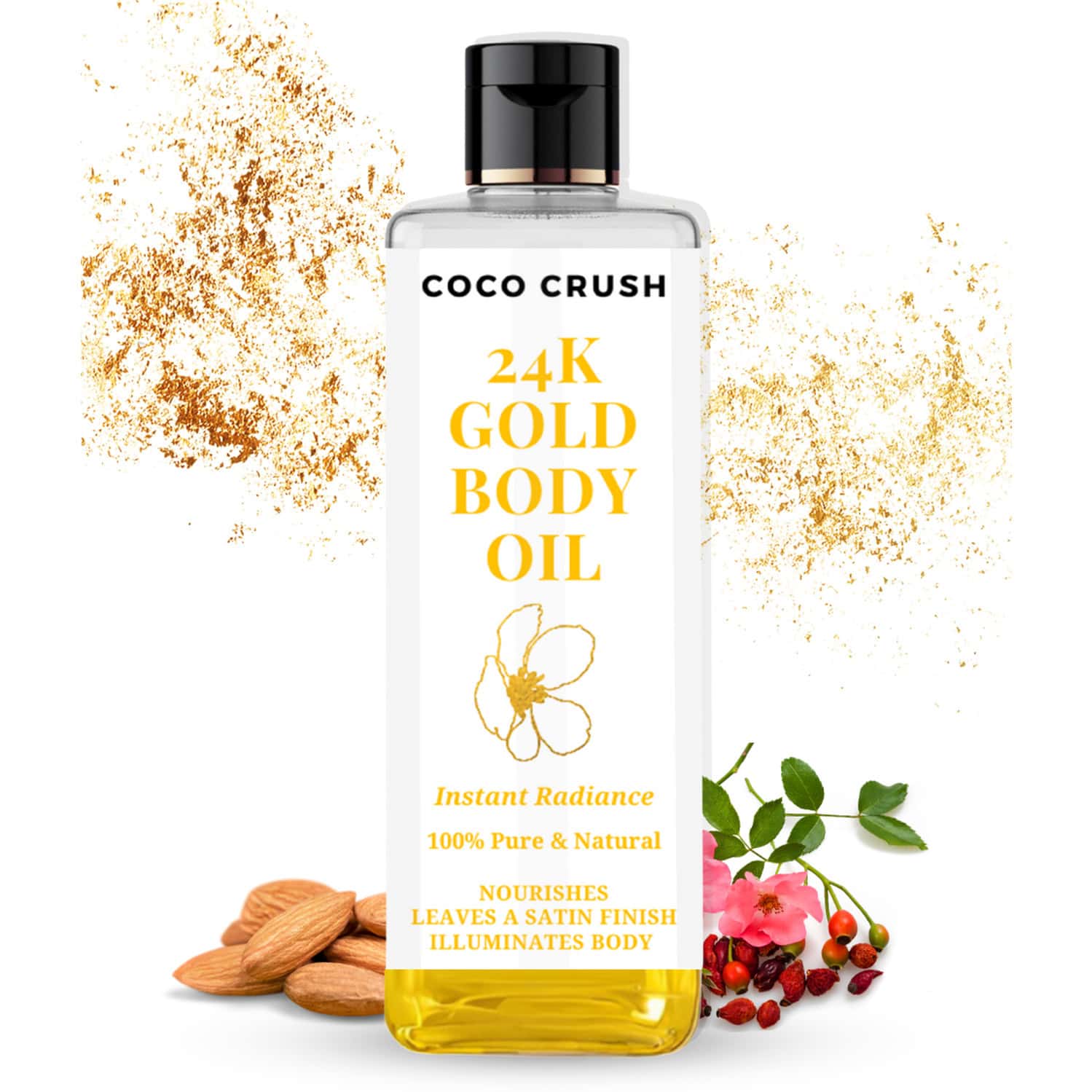 Coco Crush 24k Gold Body Massage Oil - 200ml