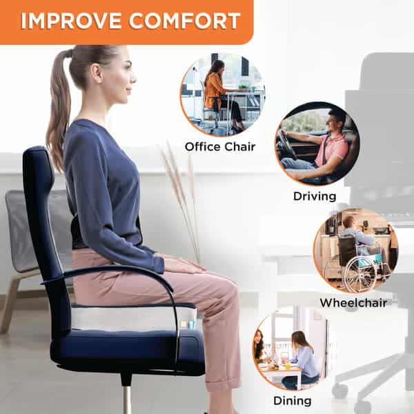 Vissco Foam Orthopaedic Coccyx Cushion Seat For Spondylitis - Universal