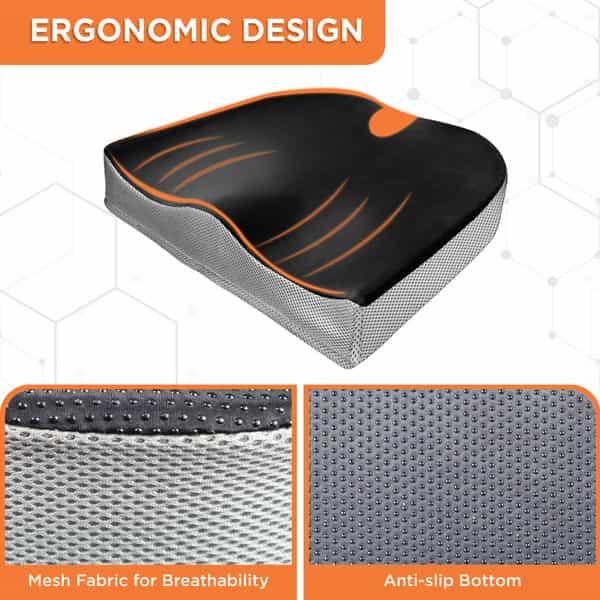 Vissco Foam Orthopaedic Coccyx Cushion Seat For Spondylitis - Universal