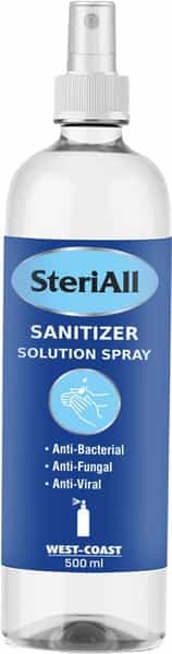 Steriall Alcohol Based Hand Sanitizer Solution Spray For Office And Home- 500Ml