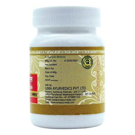 Uma Ayurveda Agnikumar Ras Ayurvedic Tablets - Useful In Digestive Care - 80n