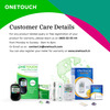 Onetouch Verio Flex Glucometer Machine | Free 10 Test Strips + 10 Sterile Lancets + 1 Lancing Device