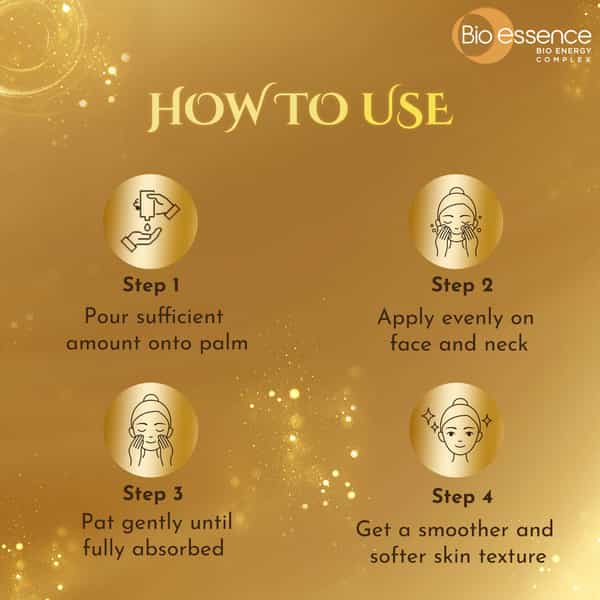 Bio-Essence Bio-Gold Gold Water Essence With Visible Pure 24K Gold - 100Ml