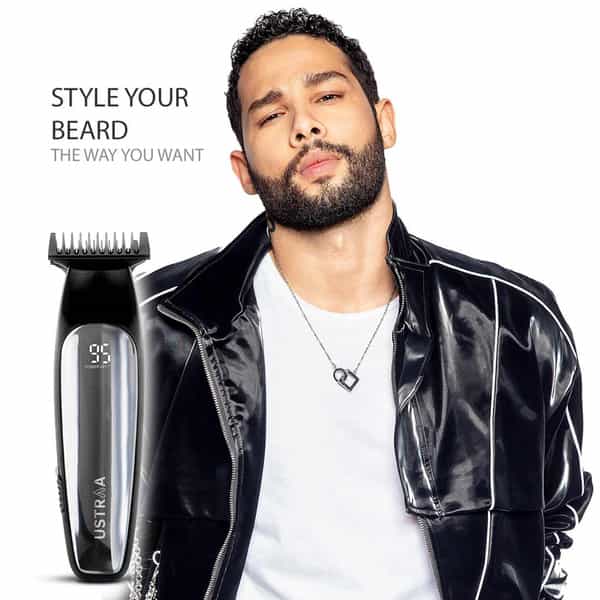 Ustraa Beard Trimmer-Chrome (Model Id-300) - Pack Of 1
