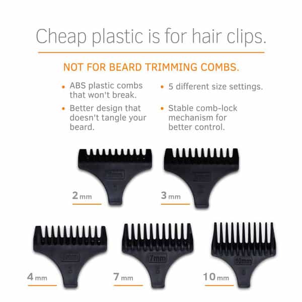 Ustraa Beard Trimmer-Chrome (Model Id-300) - Pack Of 1