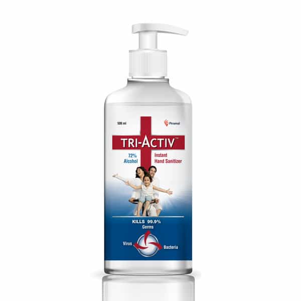 Tri-Activ Instant Hand Sanitizer (500Ml) With Pump