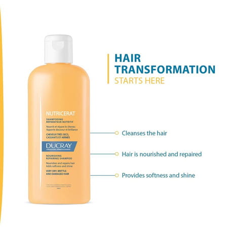 Ducray Damaged Hair Kit With Nutricerate Shampoo|Conditioner