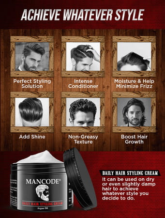 Mancode Daily Hair Styling Cream 100gm